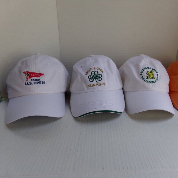4 U.S. Open Golf Hats 123rd 122nd 2017 2015 - Picture 1 of 16